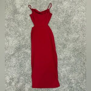 Elegant Red Women's Dress